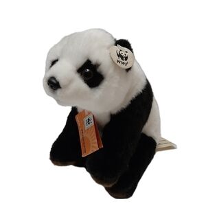 🍒 New - WWF Panda Bear Plush Soft Kids Toy World Wildlife Fund